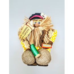 ДТ-7 Дед в кепке с метлой и подковой