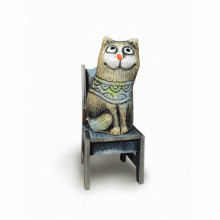 Кот на стуле KN 00-121