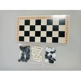 3 в 1 (шахматы, шашки, нарды) классика 34*17*4