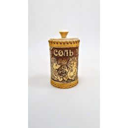 Туес Берестяной "Ёжик" Соль Д80 Туес Берестяной "Ёжик" Соль Д80