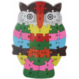 Алфавит-пазл "Сова"