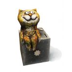 Копилка малая "Коты парочка" KР 00-07 из керамики оптом