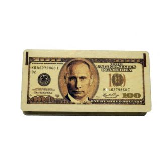Купюрница "100 долларов" с Путиным"