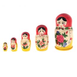 Матрешка "Семёновская" 5 мест 18см Матрешка "Семёновская" 5 мест 18см