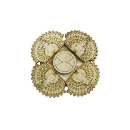 Подставка под чашку "Павлин"