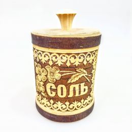 Туес берестяной Ромашки Соль d10