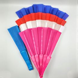 Веер Пластик - Ткань однотонный 23*2