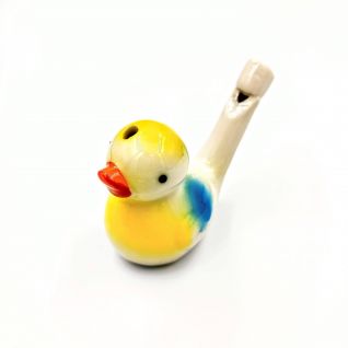 Свистулька Утка новая жёлтая оптом