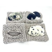 Собака на коврике с молнией 17*15
