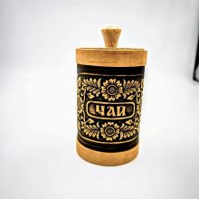 Туес цветочный орнамент Чай d8 Туес цветочный орнамент Чай d8