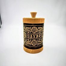 Туес цветочный орнамент Сахар d8 Туес цветочный орнамент Сахар d8