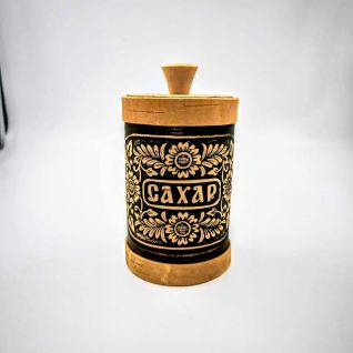 Туес цветочный орнамент Сахар d8 оптом