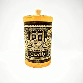 Туес Дед с бабкой в платочке Соль d11 оптом