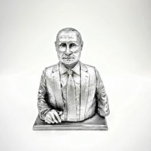 Бюст В.В. Путин серебро