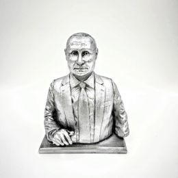 Бюст В.В. Путин серебро