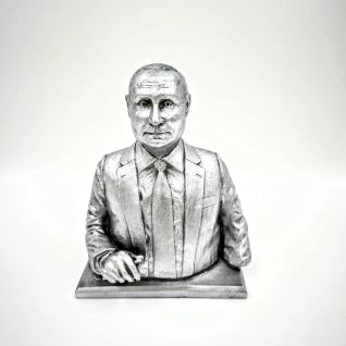 Бюст В.В. Путин серебро оптом