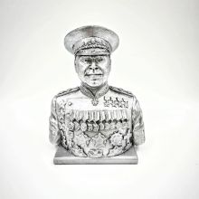 Бюст Г.К. Жуков серебро