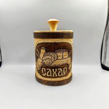 Туес берестяной Скатерть Сахар d10