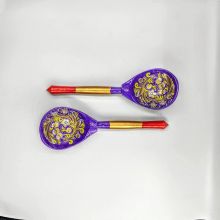 Ложка Ландыши столовая Фиолетовая