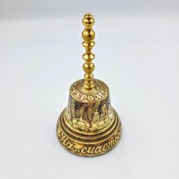 Колокольчик серебром №5 на ручке