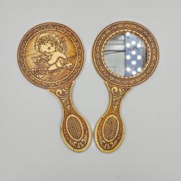 Зеркало с ручкой Ангелочек Зеркало с ручкой Ангелочек