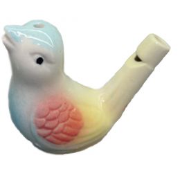 Свистулька Воробей цветной Свистулька Воробей цветной